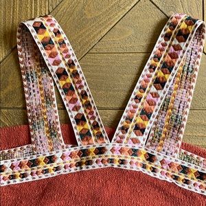 Madewell burnt orange knit sweater tank